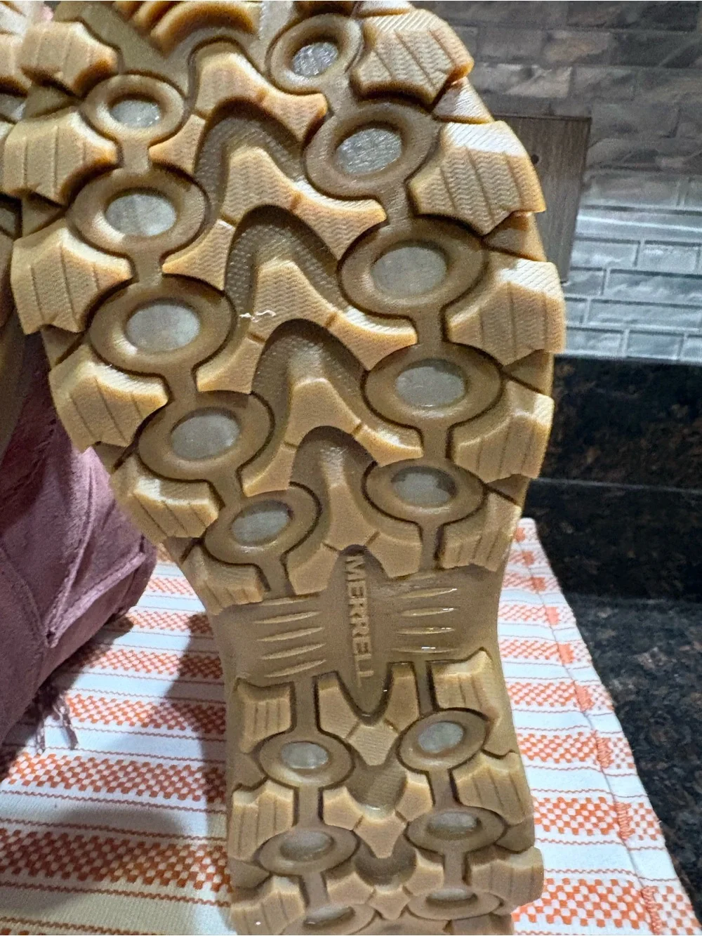 NWOT- Merrell Dusty Rose Suede Ankle Winter Boots